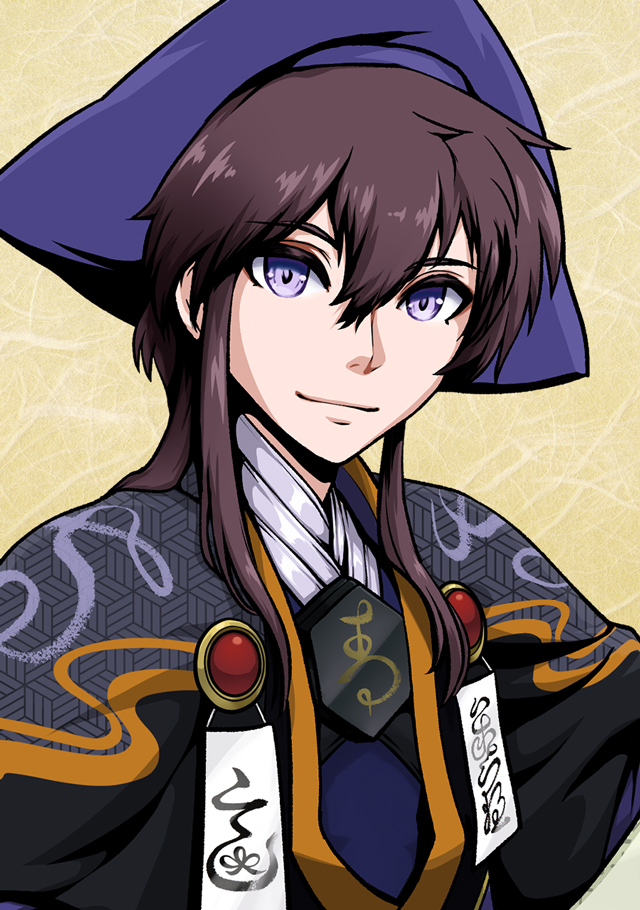 都竹理玄 - 連綿師の主人公・少年書家の和風ファンタジーイラスト
